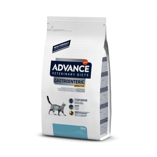 Advance Diet Gastroenteric Sensitive - Sucha Karma Dla Kotów Z Wrażliwością Pokarmową 1,5Kg [921503] ADVANCE