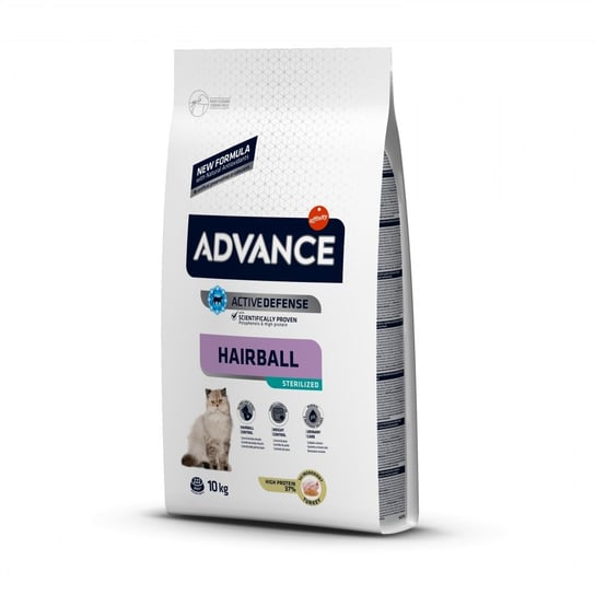 ADVANCE Hairball Sterilized - sucha karma dla kotów sterylizowanych 10kg [921865] ADVANCE