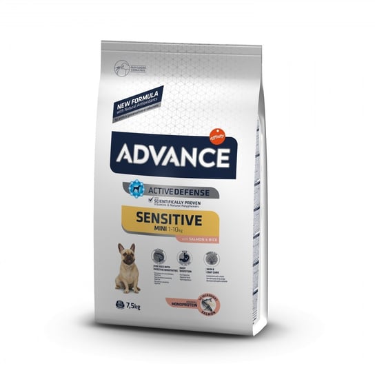 ADVANCE Mini Sensitive - sucha karma dla psów ras małych z wrażliwością pokarmową 7,5kg [923680] ADVANCE