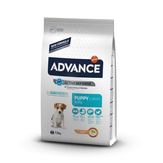 ADVANCE Puppy Protect Mini - sucha karma dla szczeniąt ras małych 7,5kg [923681] ADVANCE