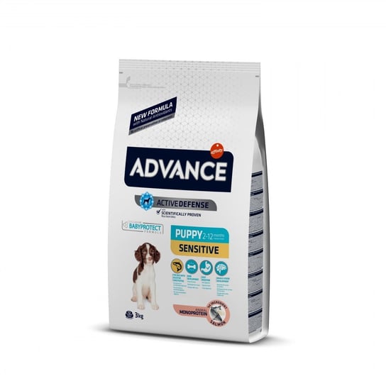 Advance Puppy Sensitive - Sucha Karma Dla Szczeniąt Z Wrażliwością Pokarmową 3Kg [500934] ADVANCE