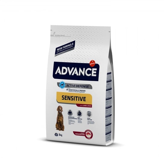 Advance Sensitive Lamb & Rice - Sucha Karma Z Jagnięciną Dla Psów Z Wrażliwością Pokarmową 3Kg [923544] ADVANCE