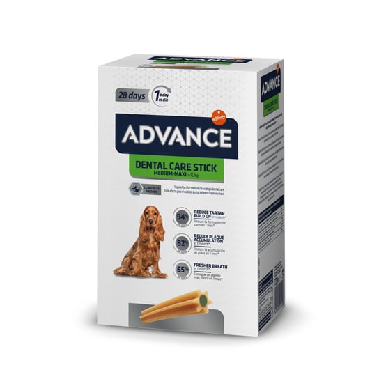 Advance Snack Dental Care Stick Medium Multipak - Przysmak Dentystyczny Dla Psów Multipak 4X180G [921720] ADVANCE