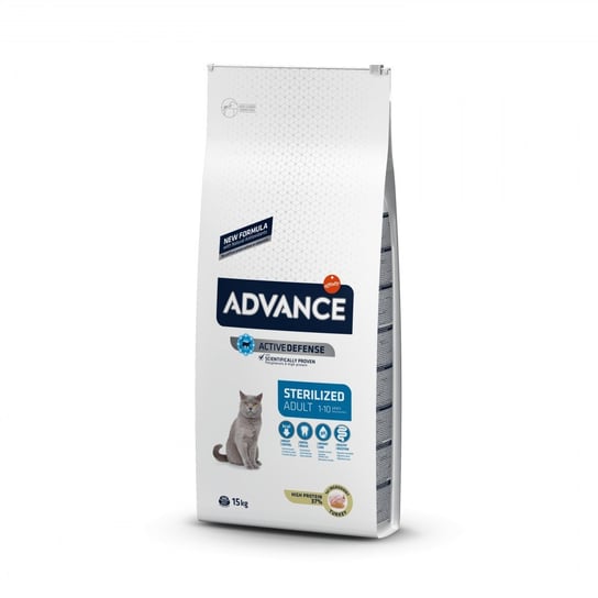 ADVANCE Sterilized Turkey - sucha karma z indykiem dla kotów sterylizowanych 15kg [577510] ADVANCE