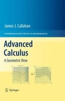 Advanced Calculus Callahan James