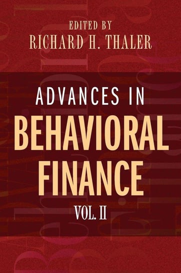Advances in Behavioral Finance, Volume II Null