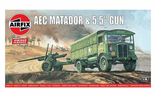 AEC Matador & 5,5 Gun model do sklejania Airfix Airfix