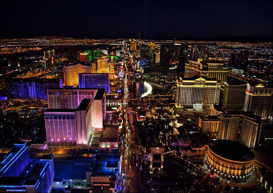 Aerial photograph of the Las Vegas Strip., Carol Highsmith - plakat 42x29,7 cm Galeria Plakatu