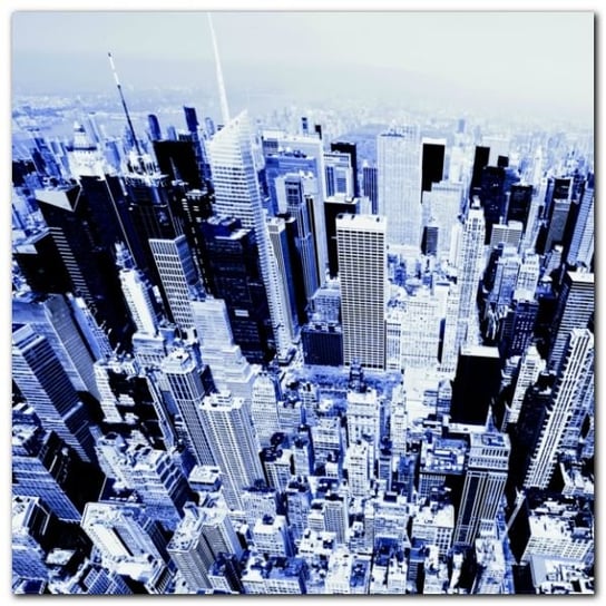 Aerial View Manhattan plakat obraz 70x70cm Wizard+Genius