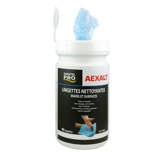 Aexalt - 80 chusteczek do czyszczenia rąk i powierzchni w pudełku Inna marka