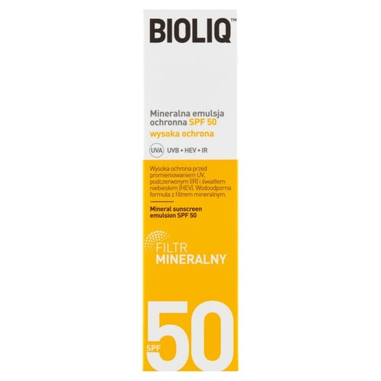 Aflofarm, Bioliq, SPF mineralna emulsja ochronna SPF50, 30 ml Bioliq