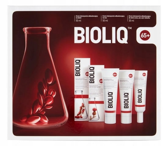 Aflofarm, Bioliq, zestaw prezentowy kosmetyków do pielęgnacji 65+, 2 szt. Aflofarm