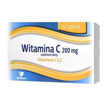 Aflofarm, Suplement diety Witamina C 200 mg, 60 tabl. Aflofarm