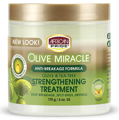 African Pride, Olive Miracle Anti-Breakage Cream, Krem do włosów, 177ml African Pride
