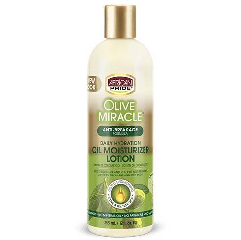 African Pride, Olive Miracle Daily Hydration Oil Moisturizer Lotion, Odżywka do włosów, 355ml African Pride