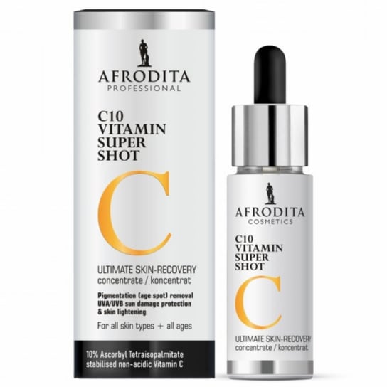 Afrodita C10 Vitamin Super Shot, Olejek do twarzy, 30ml Afrodita