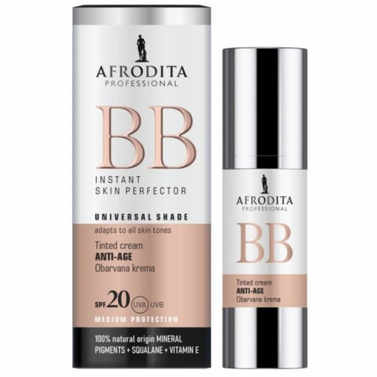 Afrodita, Multiactive BB Tinted Anti-Age Cream SPF20, Krem przeciwstarzeniowy, 30ml Afrodita