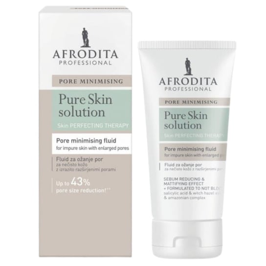 Afrodita, Pure Skin Solution, Fluid Minimalizujący Pory, 50ml Afrodita