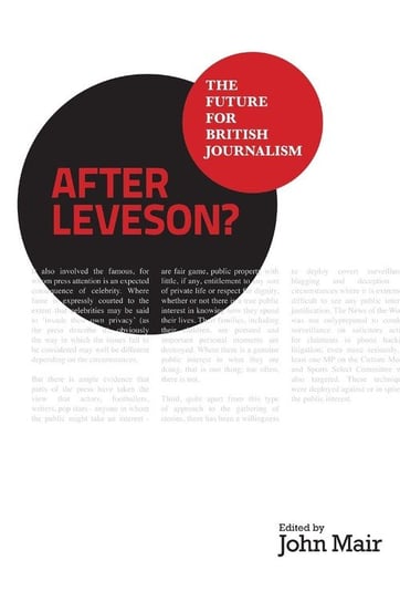 After Leveson? - The Future for British Journalism Arima Publishing