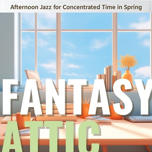 Afternoon Jazz for Concentrated Time in Spring Fantasy Attic