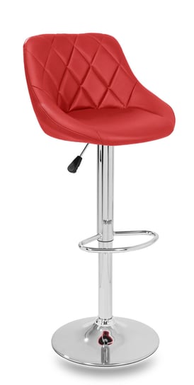 Aga Krzesło Barowe Hoker - Czerwone Mr2000Red AGA