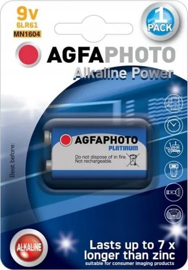 Agfa Bateria 9V Block 1 szt. AGFAPHOTO