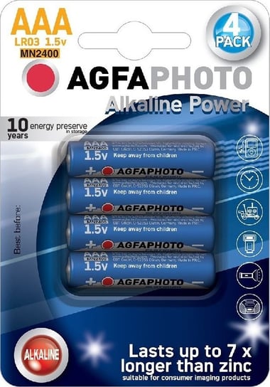 Agfa Bateria AAA / R03 1250mAh 4 szt. AGFAPHOTO