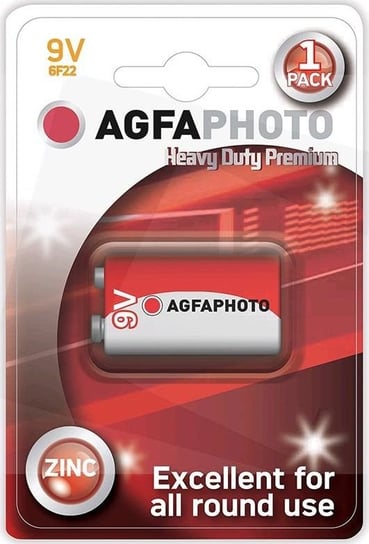 Agfa Bateria Heavy Duty 9V Block 1 szt. AGFAPHOTO