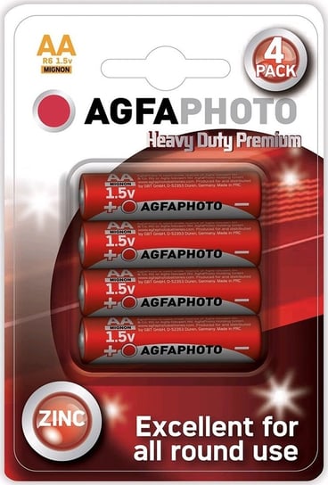 Agfa Bateria Heavy Duty AA / R6 4 szt. AGFAPHOTO