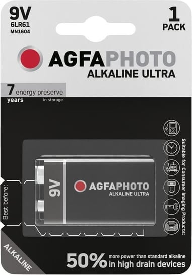 AgfaPhoto Bateria 6LR61 1 szt. AGFAPHOTO
