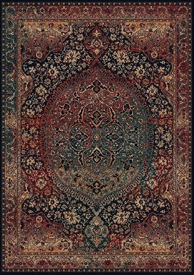 Agnella, Dywan wełniany Agnella Isfahan Maidas granat, 300x400 cm Agnella