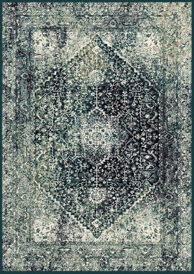 Agnella, Dywan wełniany Agnella Isfahan Torena szmaragd, 133x180 cm Agnella
