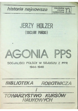 Agonia PPS Holzer Jerzy