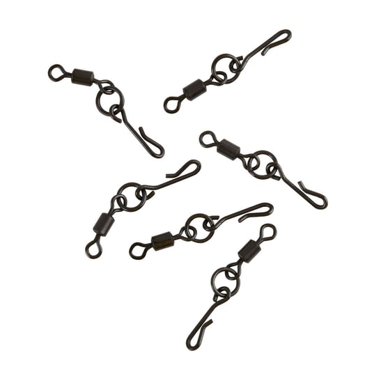 Agrafki Fox International Edges Kwick change O Ring Swivels czarne 7 FOX International