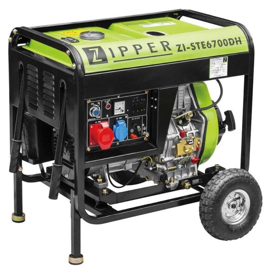 Agregat generator prądu 6,5kW 1x230V 1x400V AVR ZIPPER ZI-STE6700DH ZIPPER