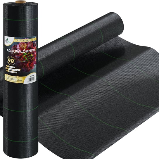 Agrowłóknina ściółkująca antychwastowa wiosenna czarna 90g/m2 1,1x100m JohnGreen