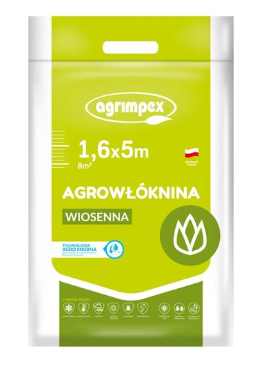 Agrowłóknina wiosenna AGRIMPEX z technologią Agro-Marina, 1,6x5 m Agrimpex