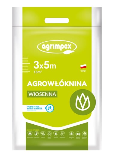 Agrowłóknina wiosenna AGRIMPEX z technologią Agro-Marina, 3x5 m Agrimpex