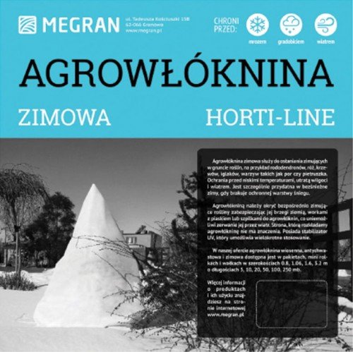 Agrowłóknina zimowa HORTI-LINE - 1,6 x 10 m Megran MEGRAN