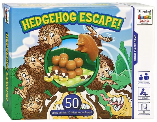 Ah!Ha Uciekające jeże Hedgehog Escape, gra logiczna, Eureka 3D Eureka 3D