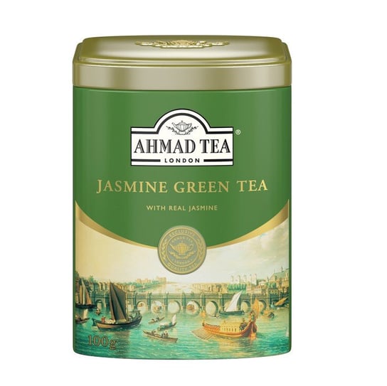 Ahmad Tea Green Tea Jasmin Herbata Zielona Jaśminowa Liściasta Puszka 100G Inna marka