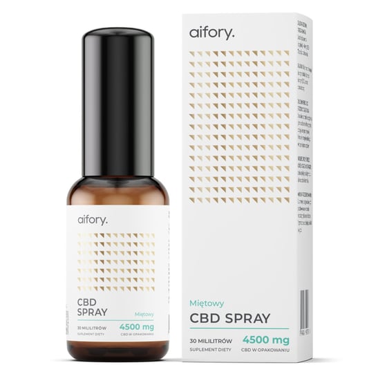 Aifory, CBD Olejek w spray 4500 mg, 30ml inna