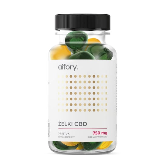 Aifory, Żelki CBD 750 mg, 30 szt. Aifory