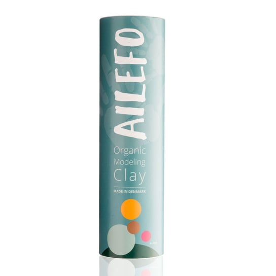 Ailefo, Organiczna masa plastyczna, mała tuba, 5 kolorów po 100g Alfero