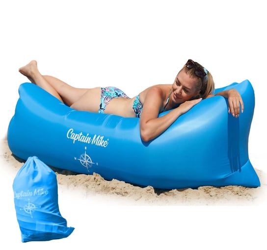 Air Sofa, Lazy Bag, Leżak dmuchany na plażę Captain Mike® Captain Mike