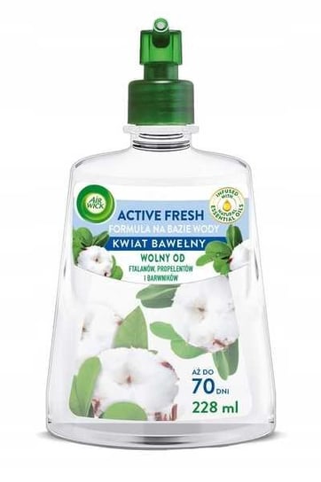 Air Wick Active Fresh Wkład Kwiat Bawełny/Fresh Cotton 228 ml AIR WICK
