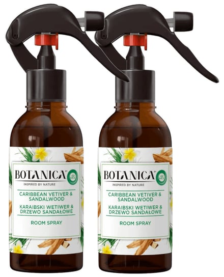 Air Wick Botanica spray do pomieszczeń Karaibski Wetiwer & Drzewo Sandałowe zestaw 2 x 236 ml Reckitt Benckiser
