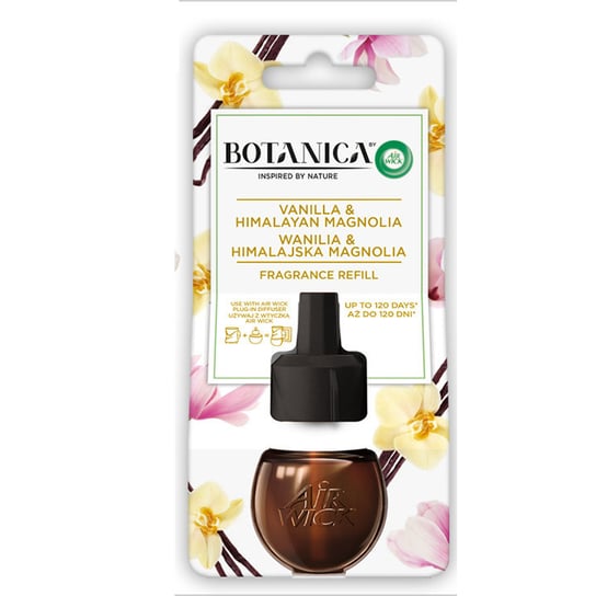 Air Wick, Botanica, Wkład do odświeżacza powietrza wanilia i himalajska magnolia, 19 ml AIR WICK