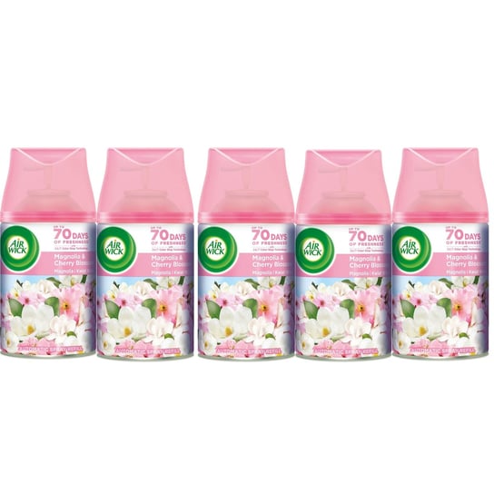 Air Wick Freshmatic Magnolia Wiśnia Zapas Wkład 5X 250 Ml AIR WICK