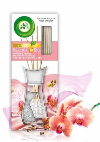 Air Wick Pachnące Patyczki Szlachetny Jedwab Z Orientalną Orchideą/Precious Silk & Oriental Orchids 25ml AIR WICK